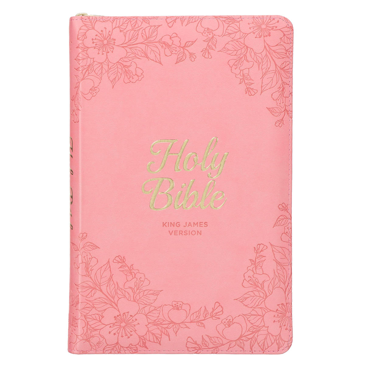 Blossom Pink Faux Leather King James Version Deluxe Gift Bible