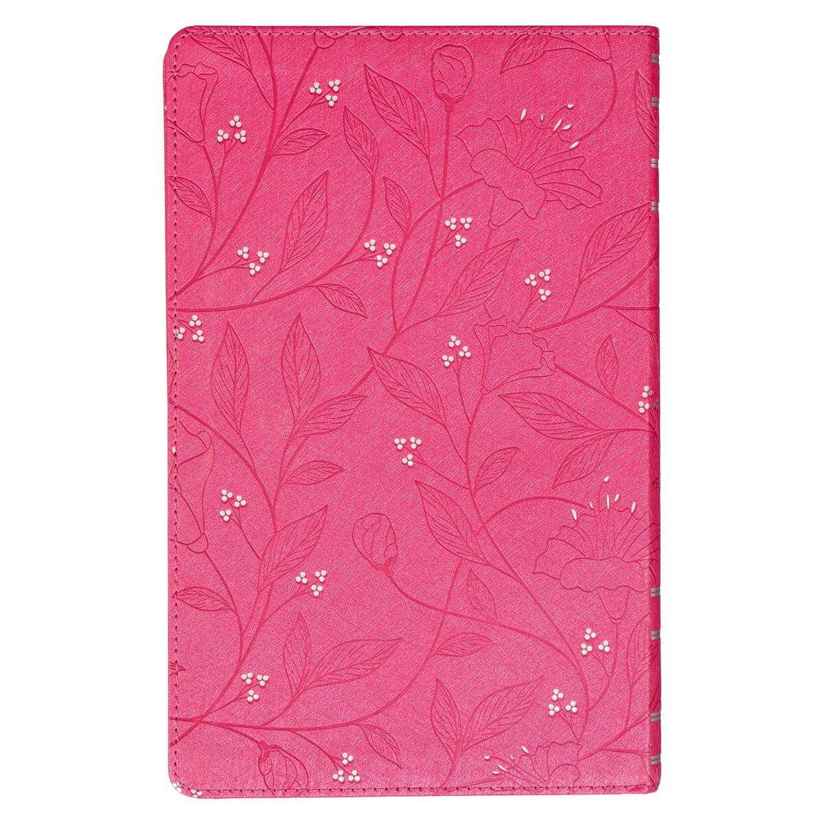 Pearlized Cherry Pink Faux Leather King James Version Gift Edition