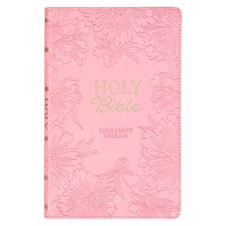 Blossom Pink Faux Leather Gift Edition King James Version Bible
