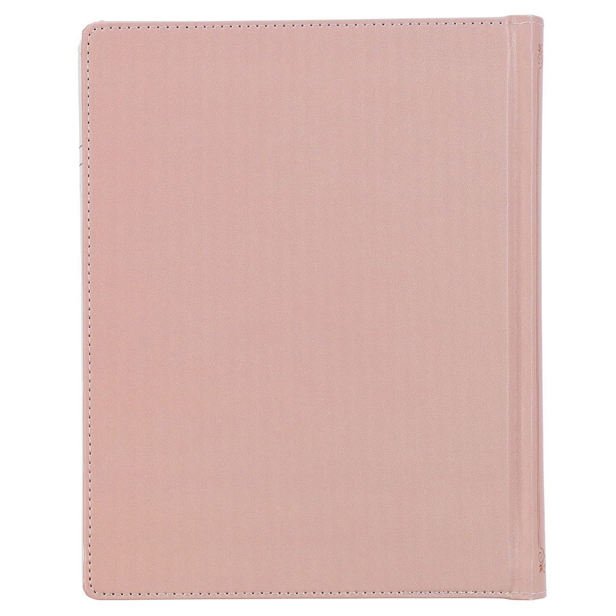 洋書 THE ROSE BIBLE Rosy Coral Floral Faux Leather Hardcover King James Version