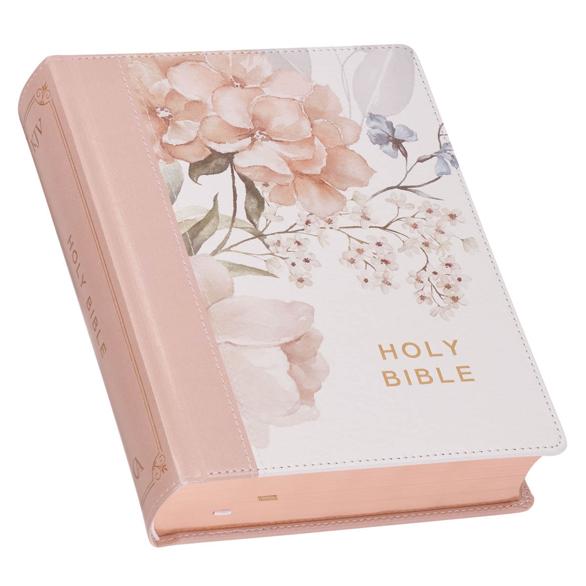 Rosy Coral Floral KJV Note-taking Bible Hardcover Rosy Coral Floral KJV Note-taking Bible Hardcover