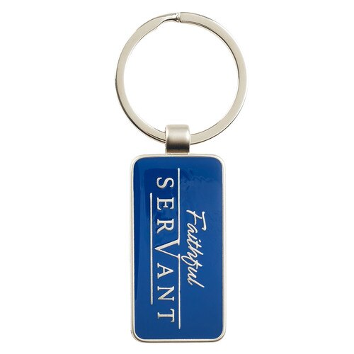 Faithful Servant Key Ring in Gift Tin – 2 Chronicles 15:7