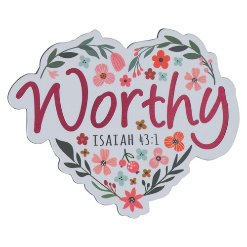 Worthy Floral Magnet Worthy Floral Magnet