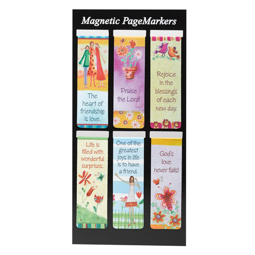 Whimsical Friends Magnetic Bookmark Set