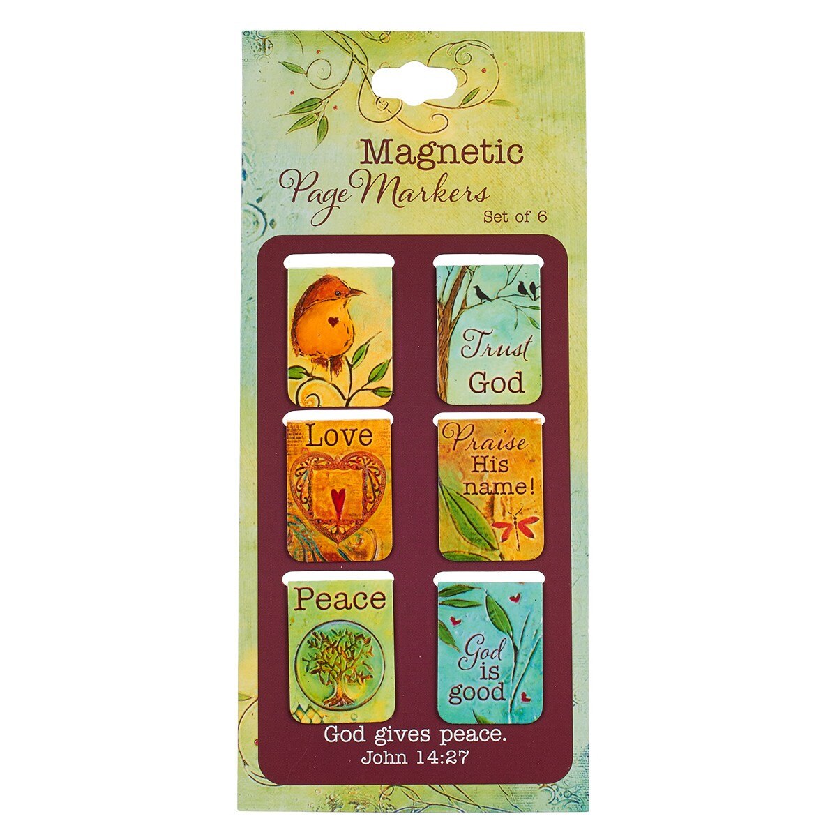 Peaceful Magnetic Bookmark Set