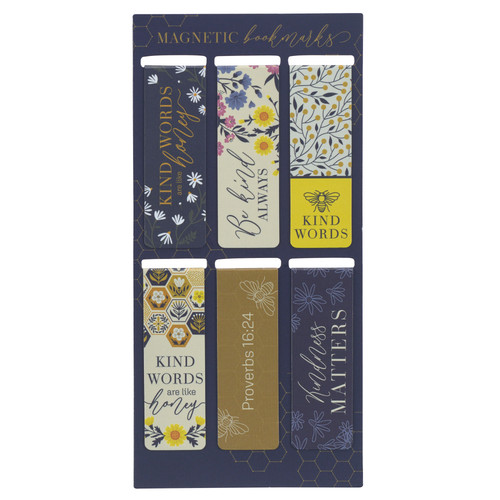 Kind Words are Like Honey Magnetic Bookmark Set - Proverbs 16:24