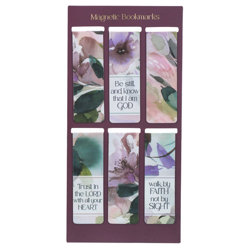 Bloom Like the Flowers Magnetic Bookmark Set