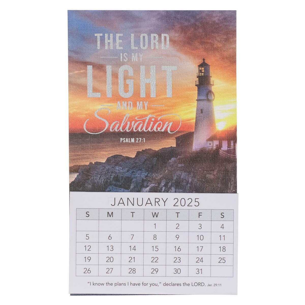 The Lord is my Light 2025 Mini Calendar Psalm 271