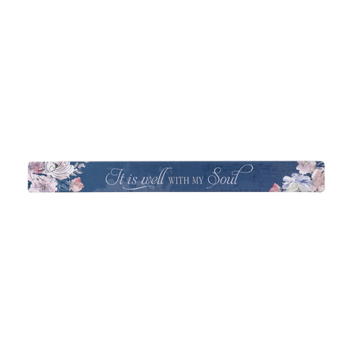It is Well with My Soul Blue Magnetic Strip
