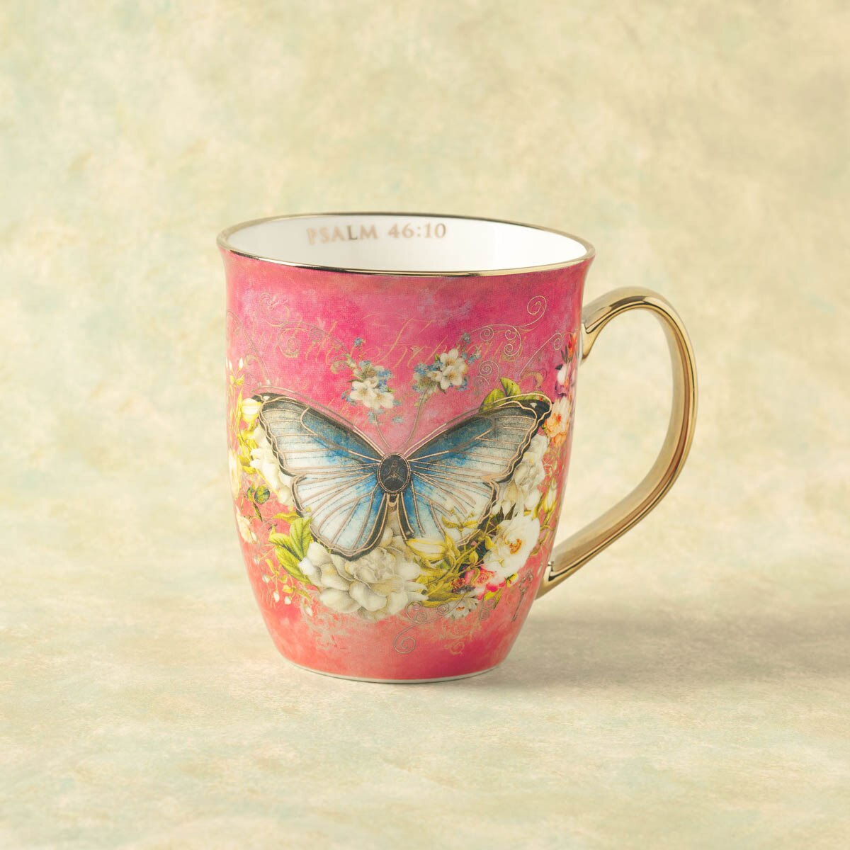 Butterfly Tumbler, Blue Purple Butterfly Gift, Butterfly Drinking Glasses/Tea Cup/Coffee Mug, Butterfly Decor Accessories- Butterfly Gifts for Women