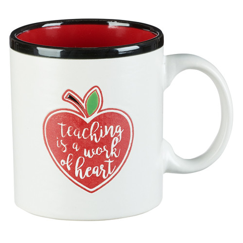 Teaching is a Work of Heart Coffee Mug