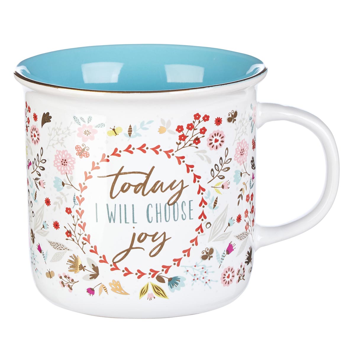 Today I Choose Joy James 1:2 Mug, Hummingbird Flower, Christain Coffee Mugs  - Christ Follower Life