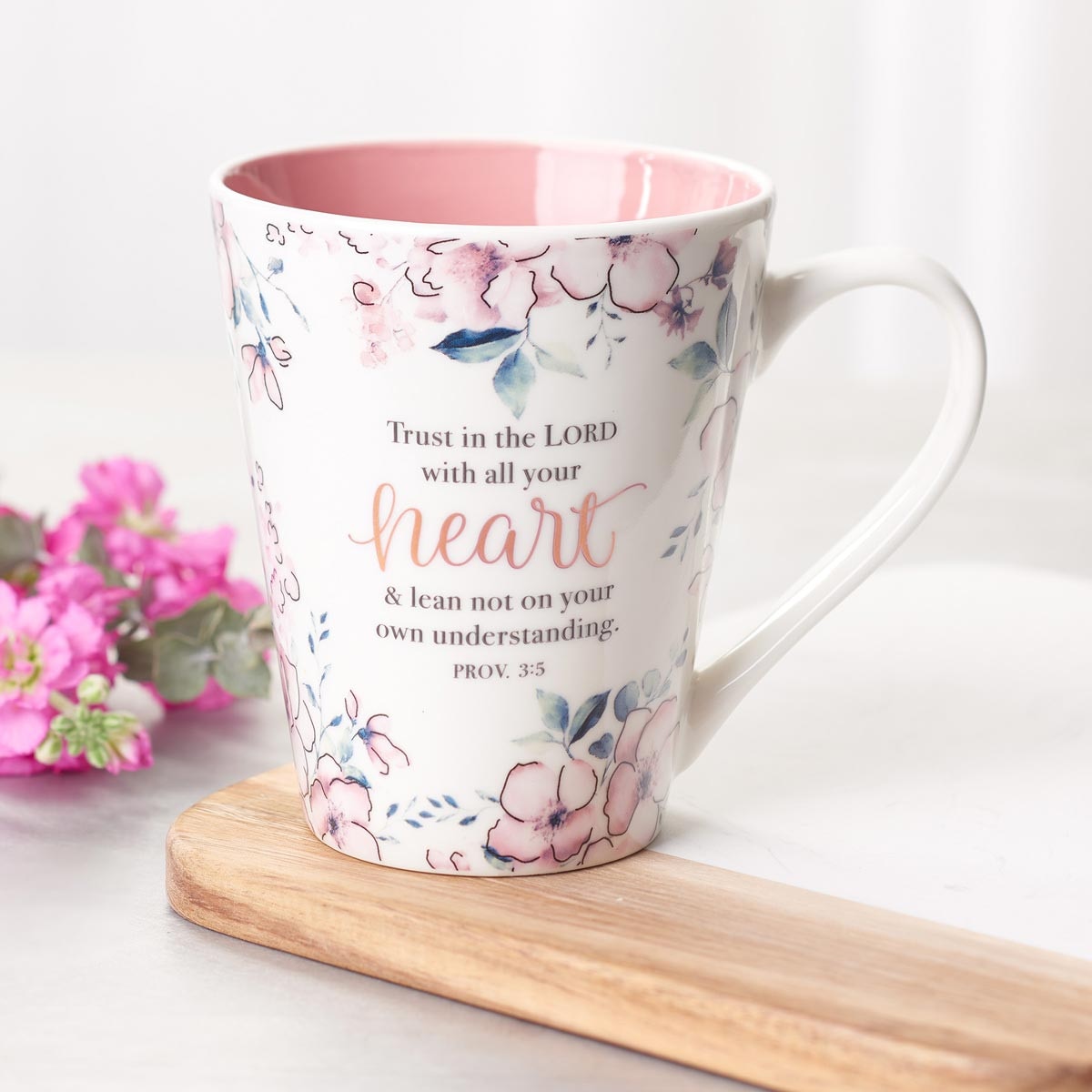 Trust In The Lord Coffee Mug Proverbs 3 5