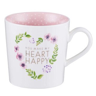 You Make My Heart Happy Ceramic Coffee Mug