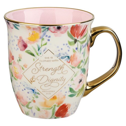 Best Mom Ever White and Pink Ceramic Coffee Mug - Numbers 6:24