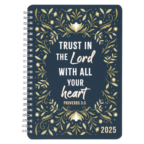 Trust in the Lord 2025 Wirebound Weekly Planner - Proverbs 3:5