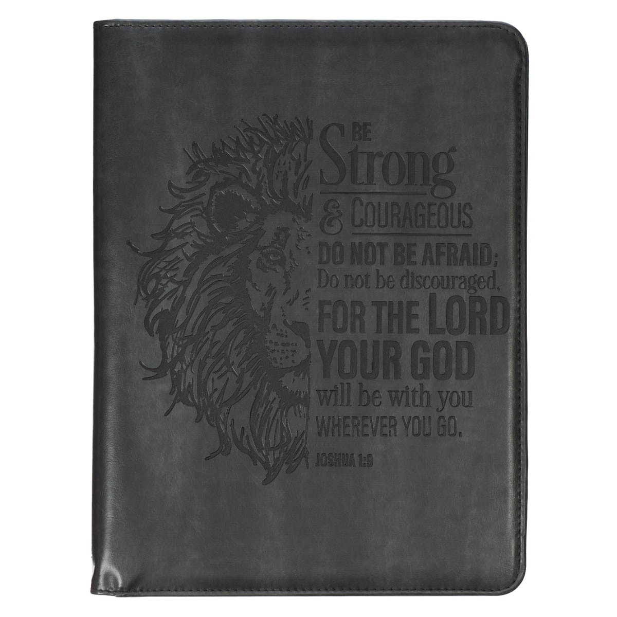 Man of God Honey-brown and Espresso Executive Padfolio - 1