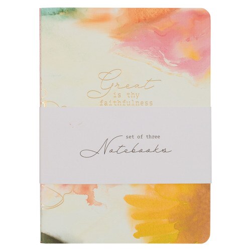 Faithfulness Pastel Meadow Large Notebook Set