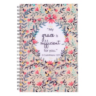 My Grace Spiral Notebook - 2 Corinthians 12:9