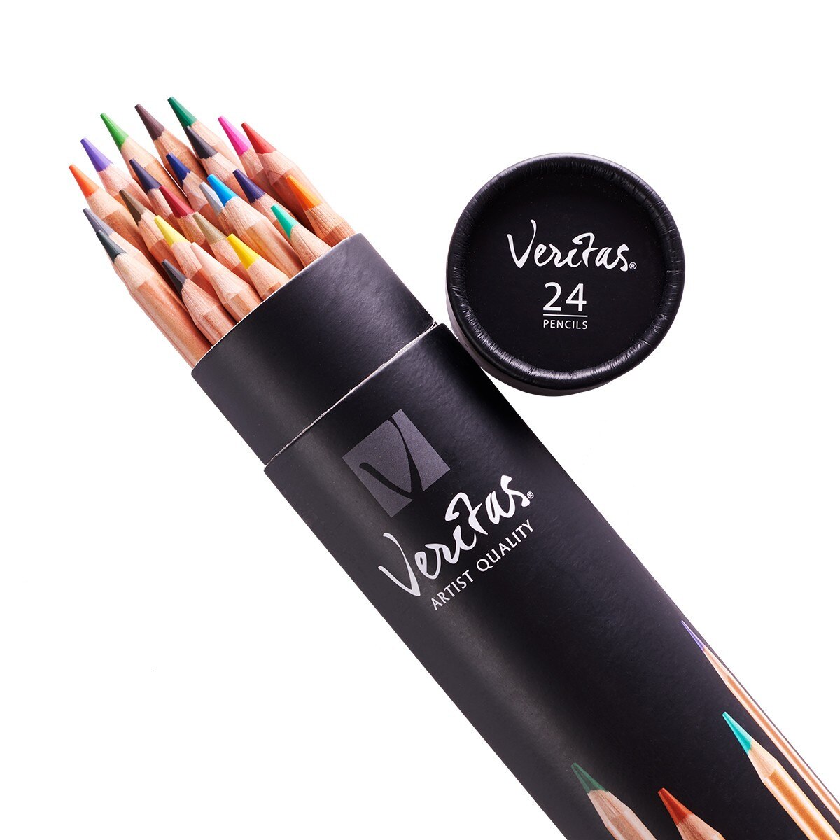 Veritas Coloring Pencils in Cylinder Set of 24