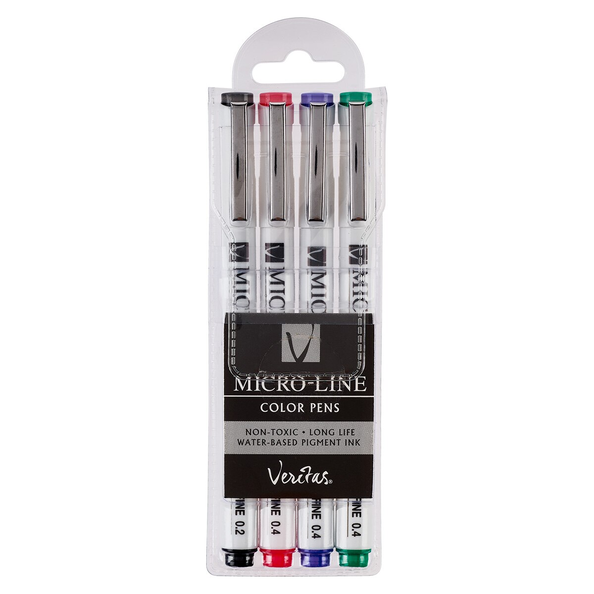 Veritas Micro-Line Fine Tip Colored Pens - Non-toxic, Smudge-free, Clean,  6006937132634