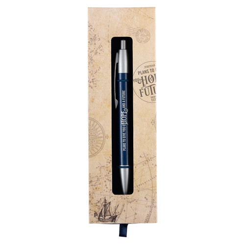 Plans to Give You Hope & a Future Nautical Classic Gift Pen - Jeremiah 29:11
