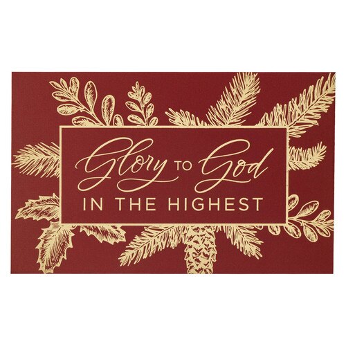 Glory to God Christmas Pass Around Cards Set - Luke 2:14