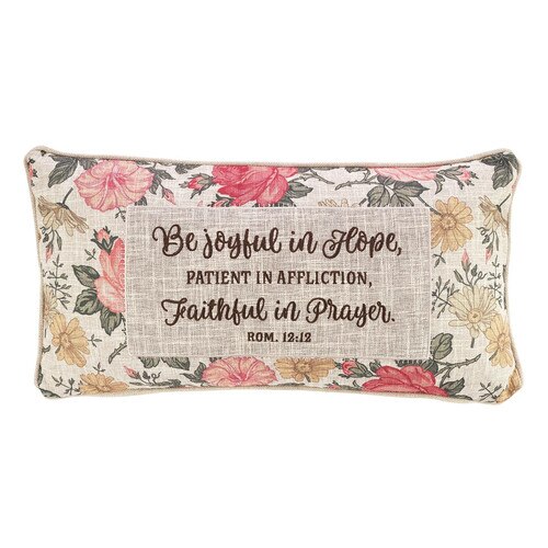 Be Joyful In Hope Rectangular Pillow - Romans 12:12