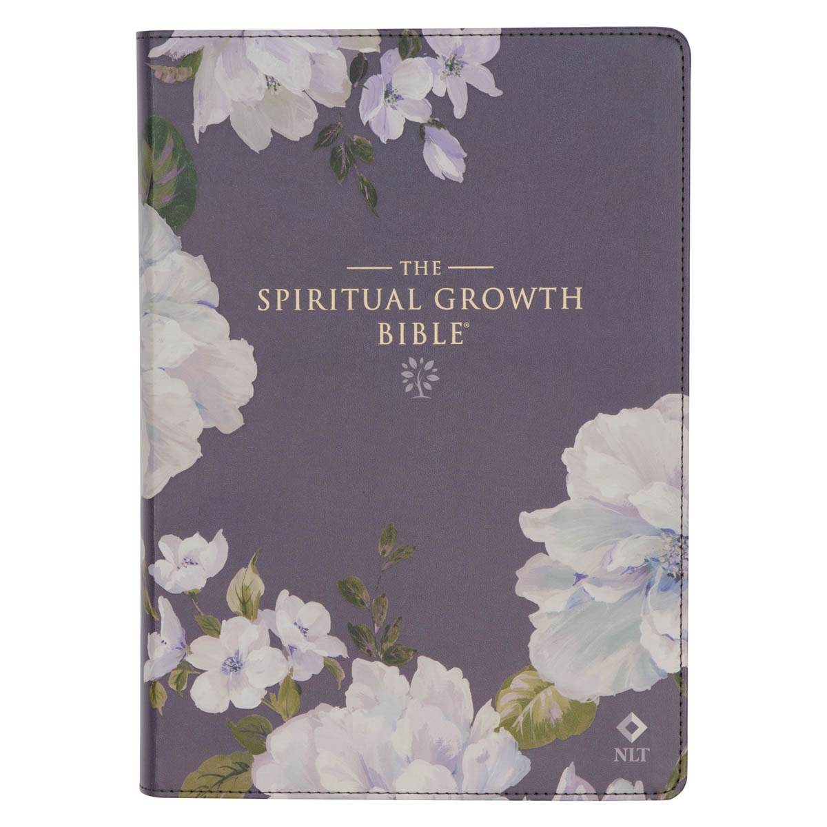 Midnight Blue Faux Leather Spiritual Growth Bible