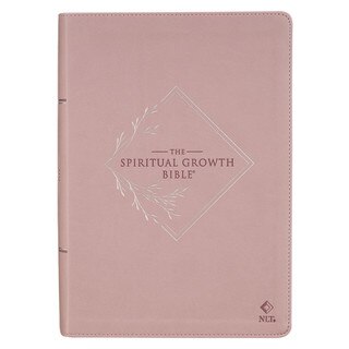 Dusty Mauve Faux Leather Spiritual Growth Bible