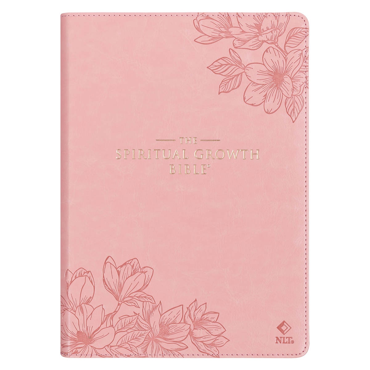 Dusty Mauve Faux Leather Spiritual Growth Bible