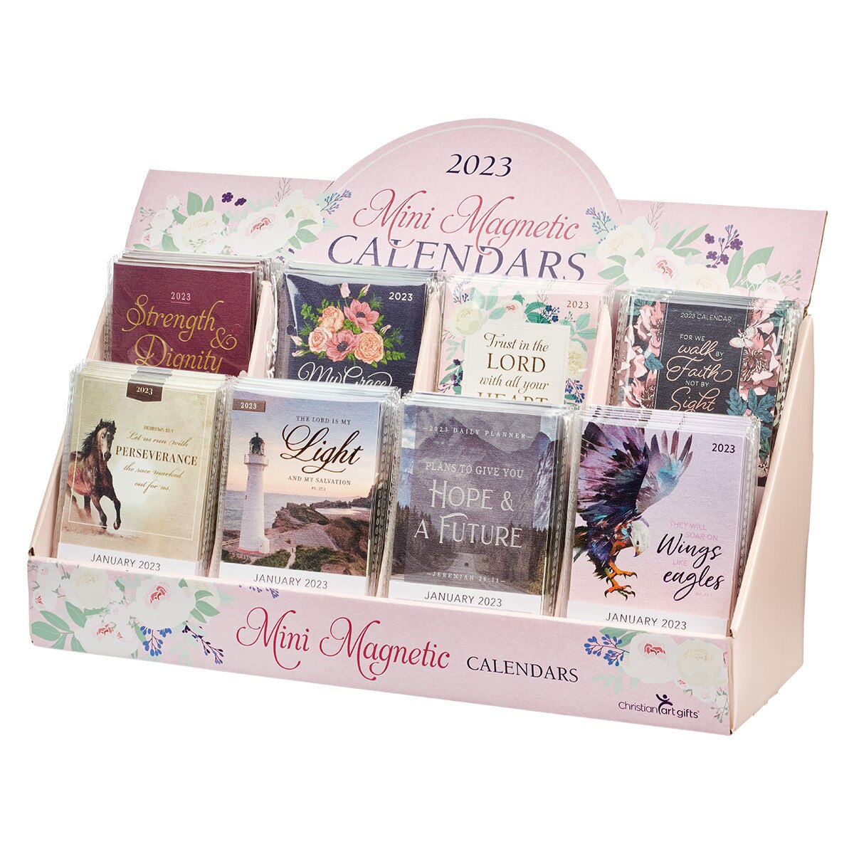 Magnetic Calendar 2023 2023 Mini Magnetic Calendar Pre-Packed Merchandiser