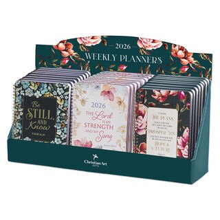  Pre-packed 2026 Spiral Weekly Planner Merchandiser