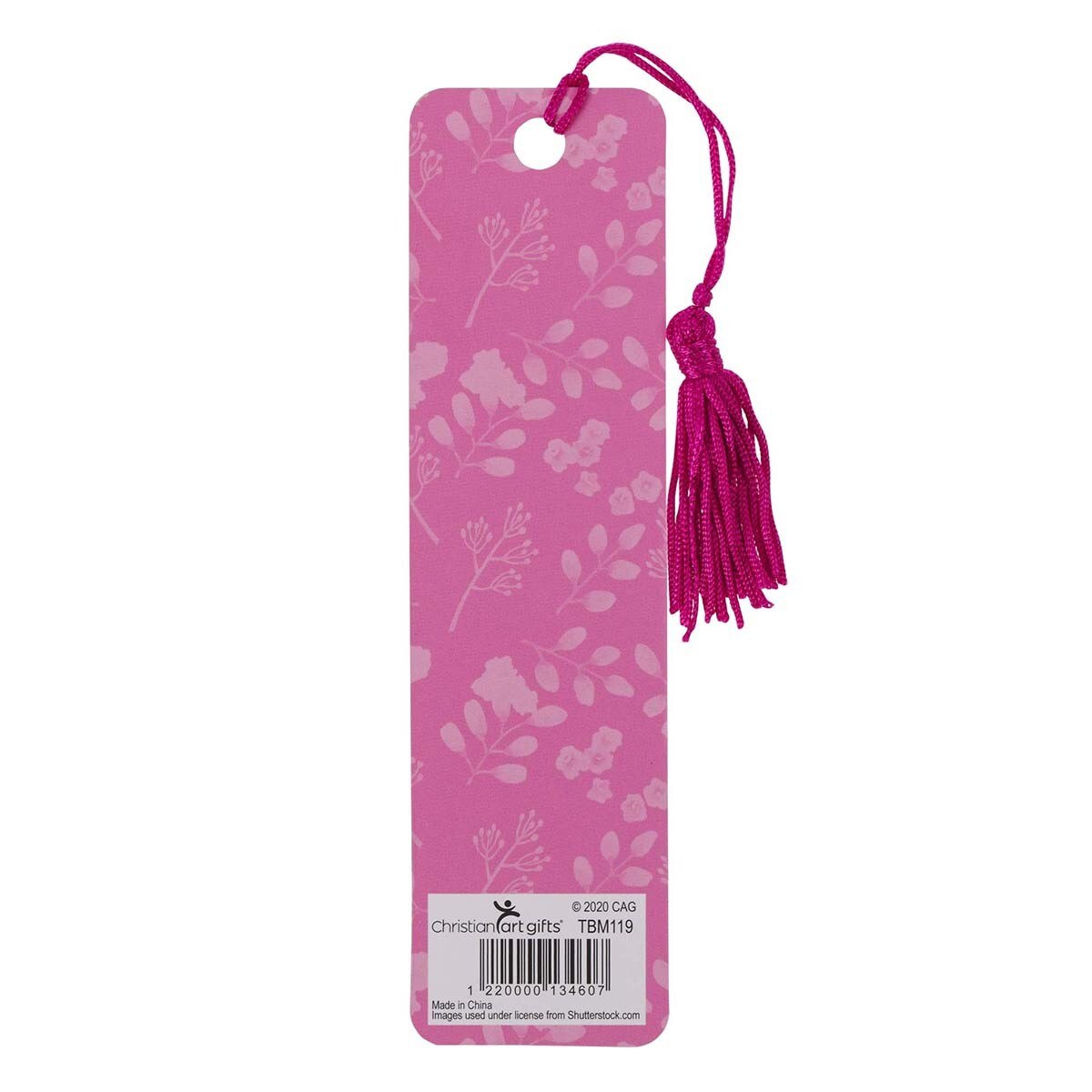 serenity prayer bookmark with tassel