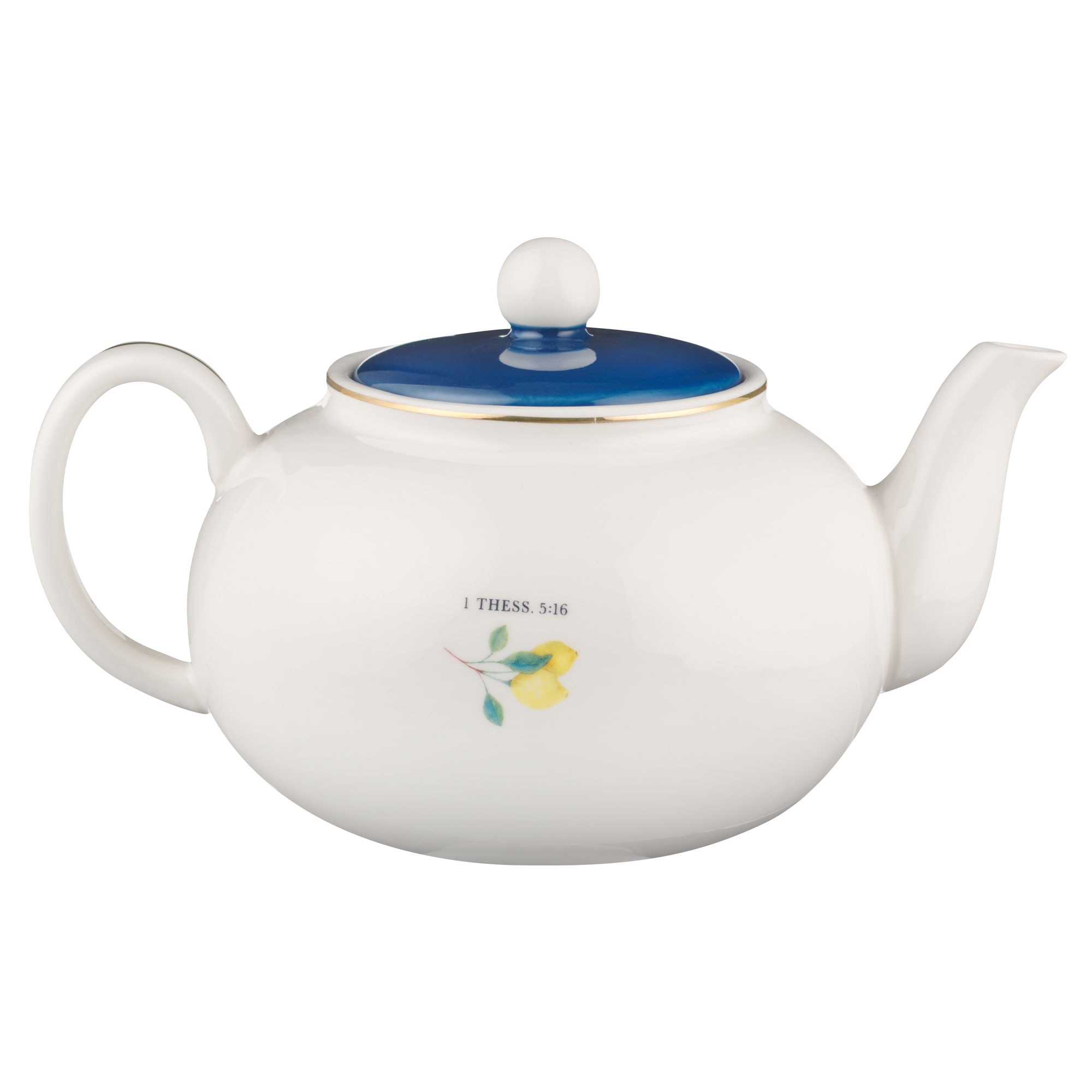 ゆっこP　happiness+hope+serenity 3点 Rejoice Always Lemon Ceramic Teapot - 1 Thessalonians 5:16