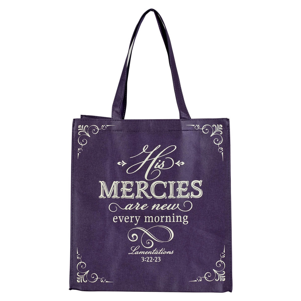 Strong and Courageous Topaz Pink Shopping Tote Bag - Joshua 1:9 Strong and Courageous Topaz Pink Shopping Tote Bag - Joshua 1:9