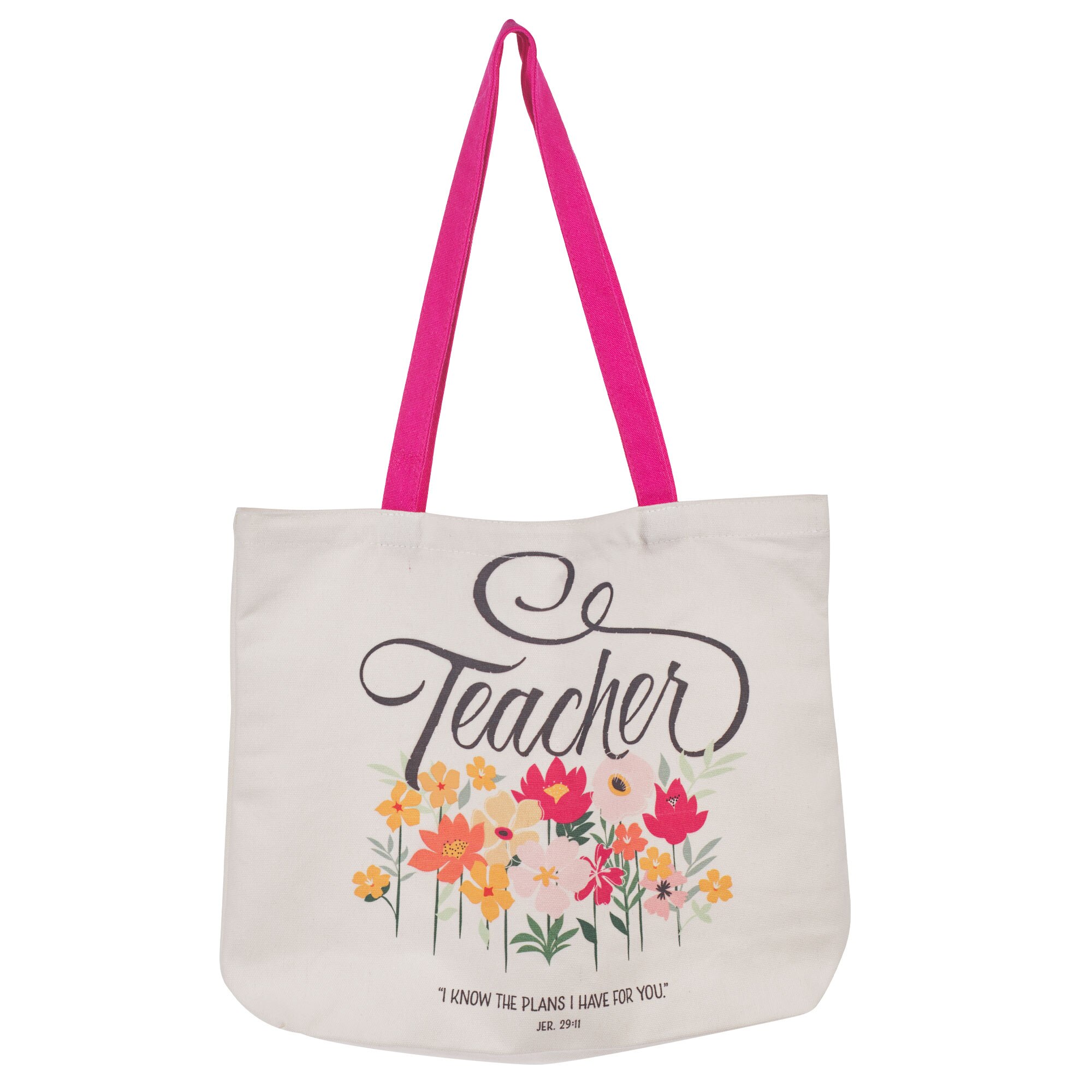 Teacher canvas on sale tote