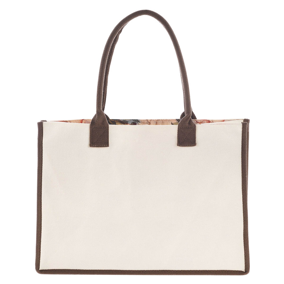 8/2 こよ◆Bジュエル×1 Be Strong and Courageous Floral Canvas Tote Bag - Joshua 1:9