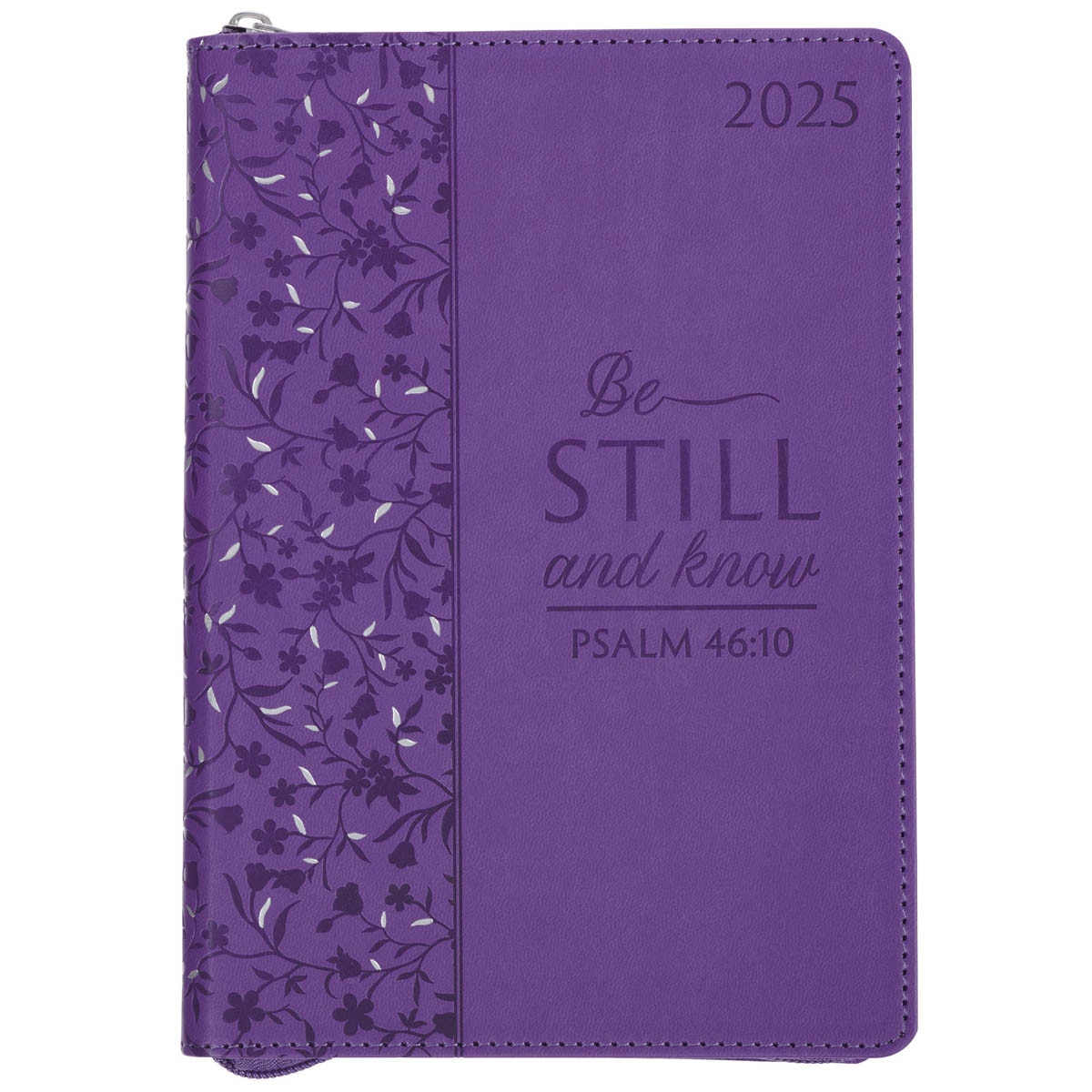 Be Still and Know 2025 Executive Planner with Zipper Closure Psalm 4610