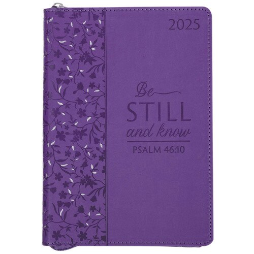All Things Are Possible 2025 Tuscan Tan Faux Leather Executive Planner