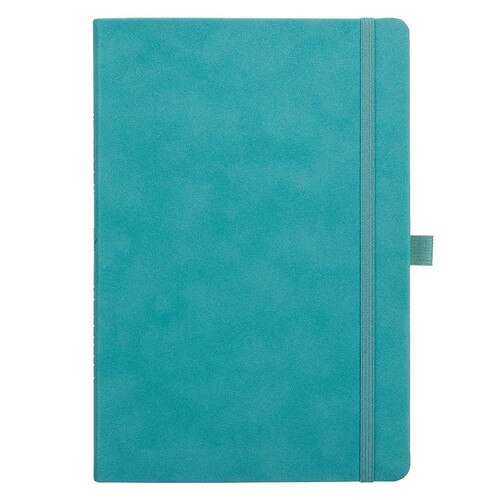 Teal Faux Leather Baxter Undated Planner