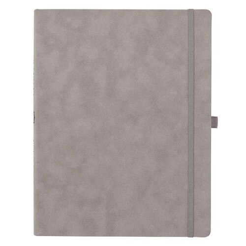 Taupe Faux Leather Baxter Executive Undated Planner