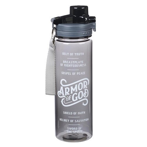 Stainless Steel Water Bottle with Biblical Greek Bible Quote