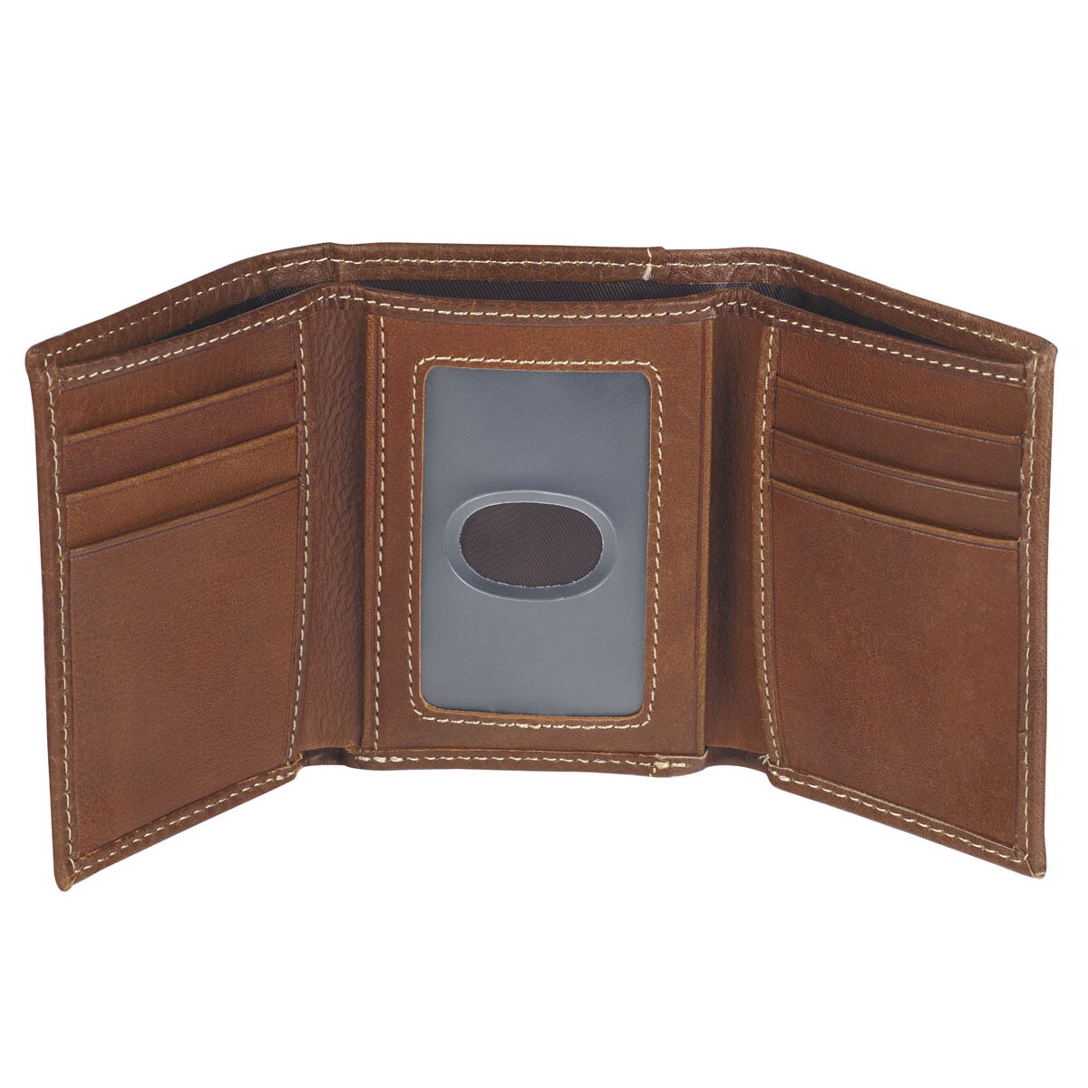 thumbnail interactive-video image 1 of Marshal Genuine Leather Jesus Fish RFID Blocking Wallet – Bifold Trifold Ichthys Design 1 of 6