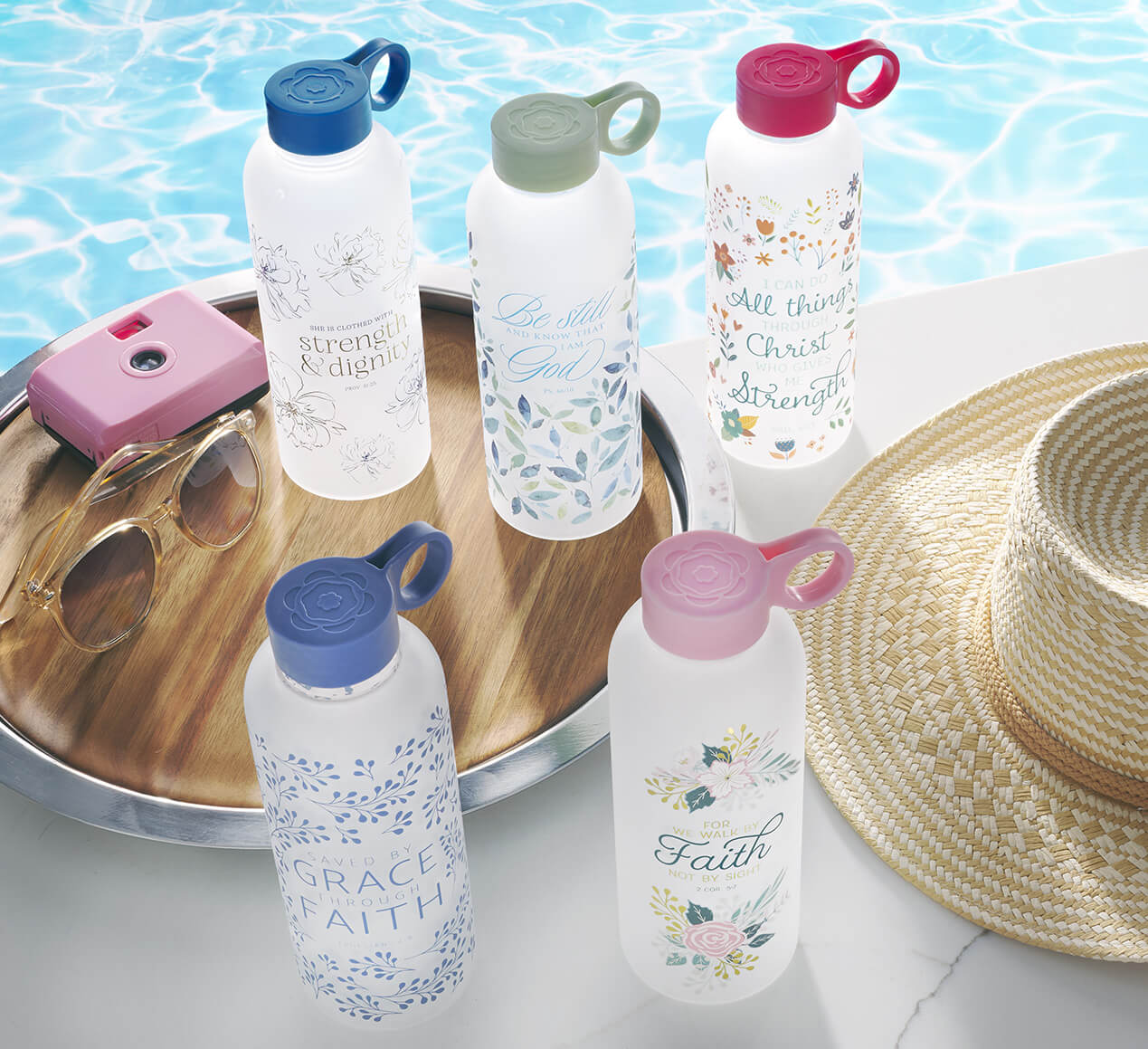 Glass Water Bottle for the Summer