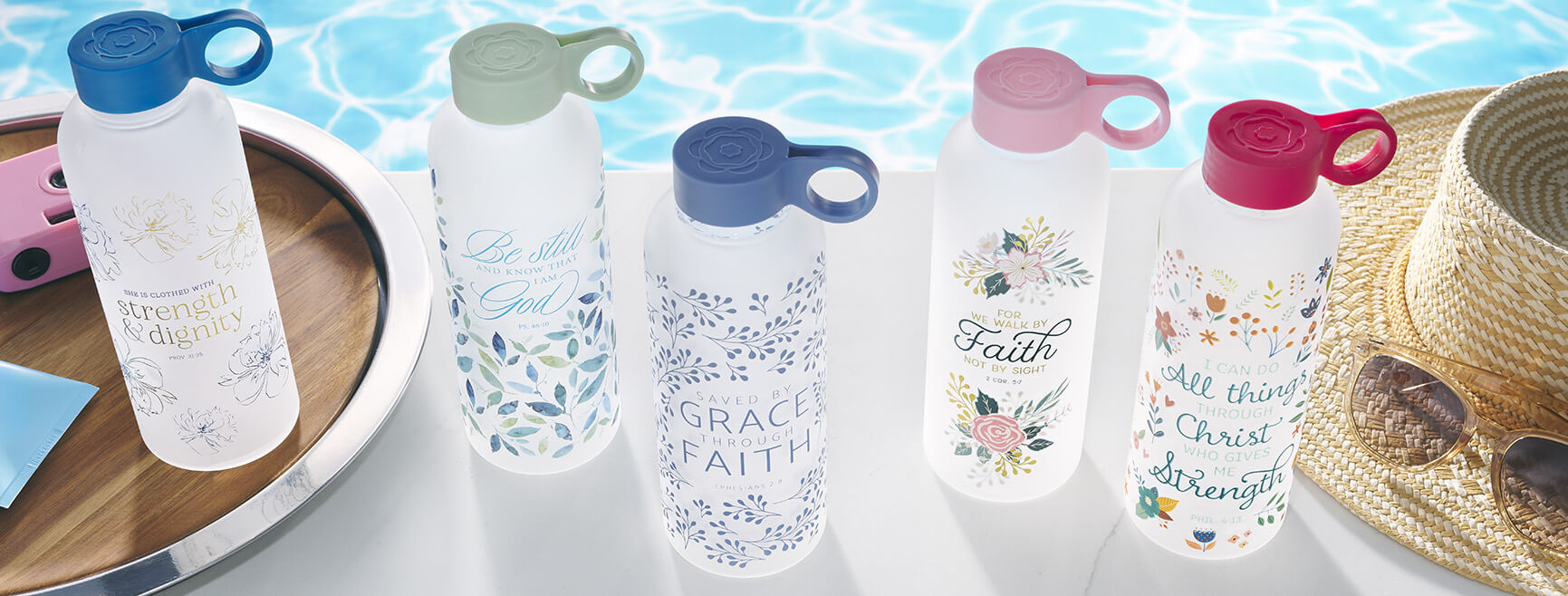 Glass Water Bottle for the Summer